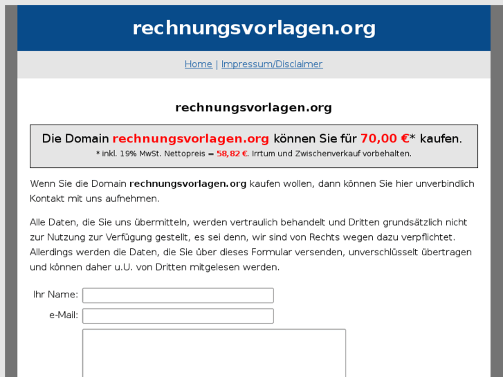 www.rechnungsvorlagen.org