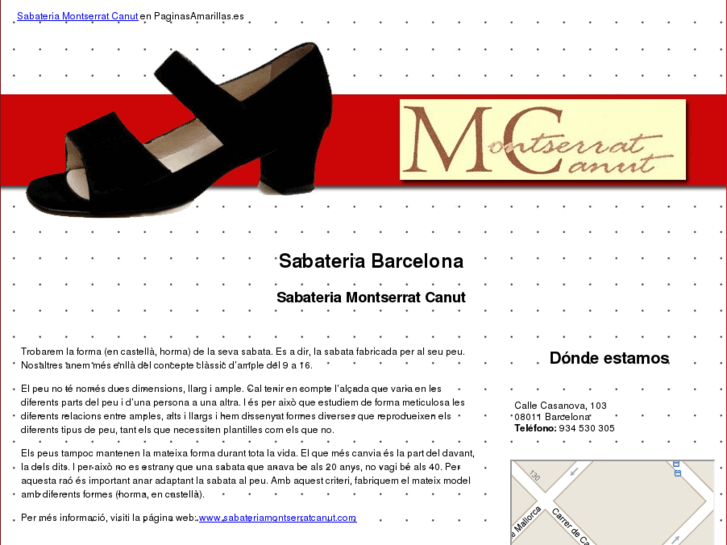 www.sabateriamontserratcanut.es