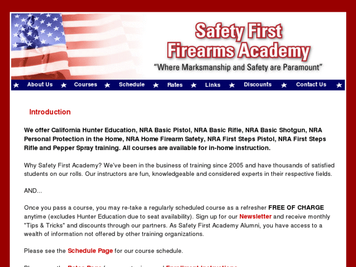 www.safetyfirstfirearmstraining.info