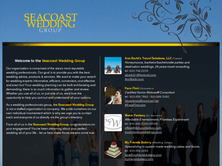 www.seacoastweddinggroup.com