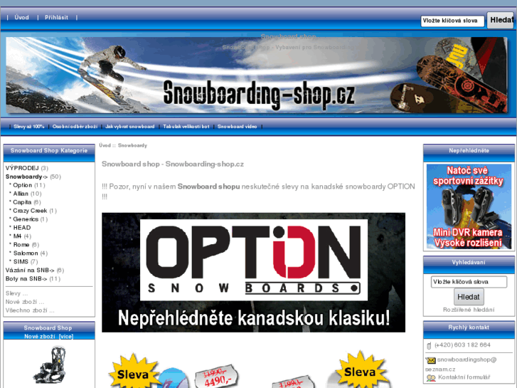 www.snowboarding-shop.cz