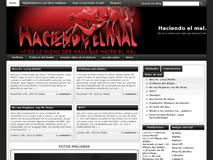 www.haciendoelmal.com