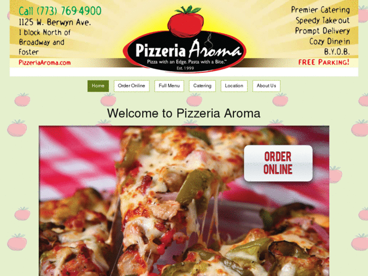 www.pizzeriaaroma.com