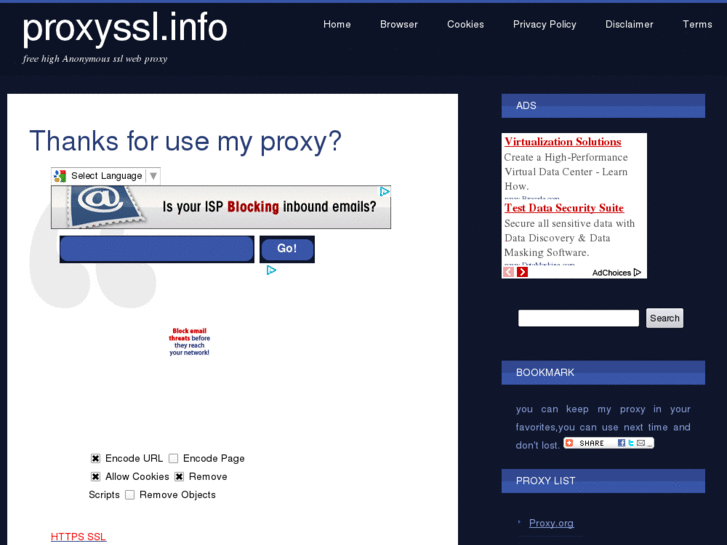 www.proxyssl.info