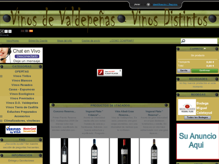 www.vinosdevaldepenas.es