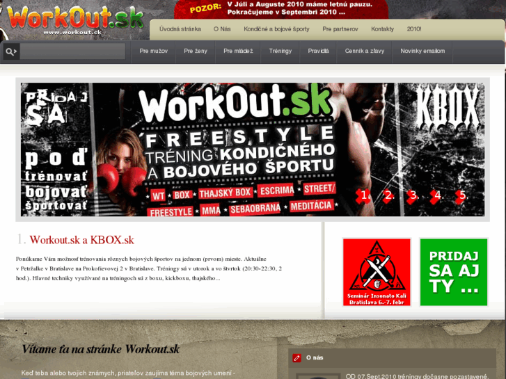 www.workout.sk