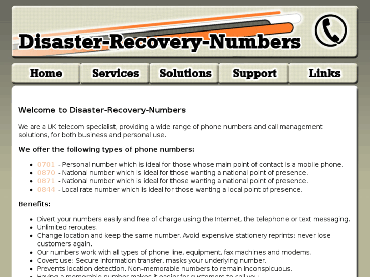 www.disaster-recovery-numbers.com