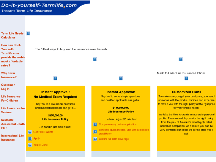 www.do-it-yourself-termlife.com