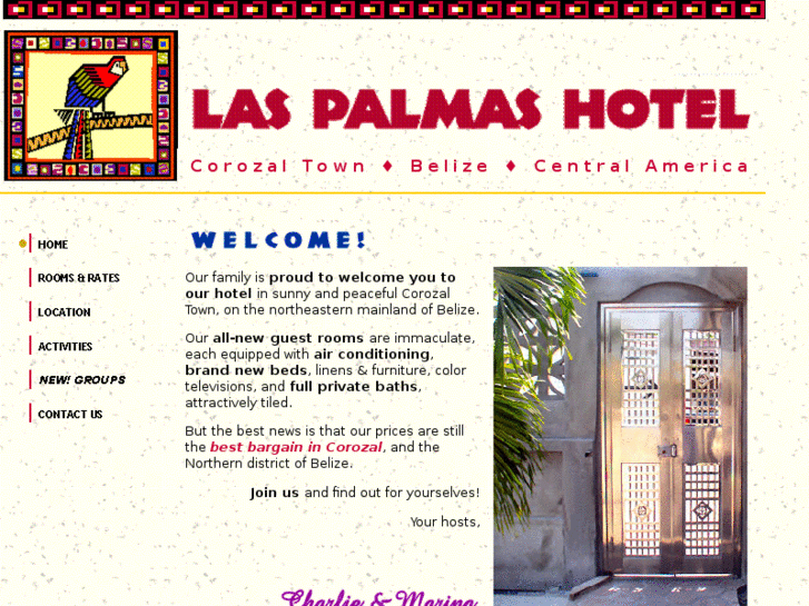 www.laspalmashotelbelize.com