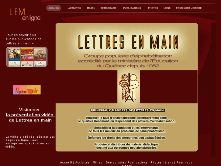 www.lettresenmain.com