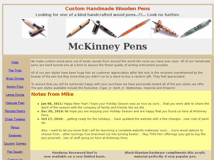 www.mckinneypens.com