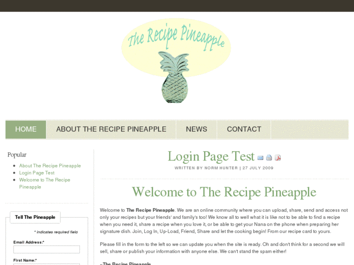 www.recipepineapple.com