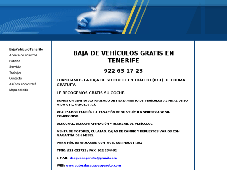 www.bajavehiculotenerife.com