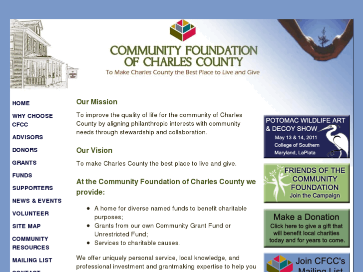 www.charlescommunityfoundation.org