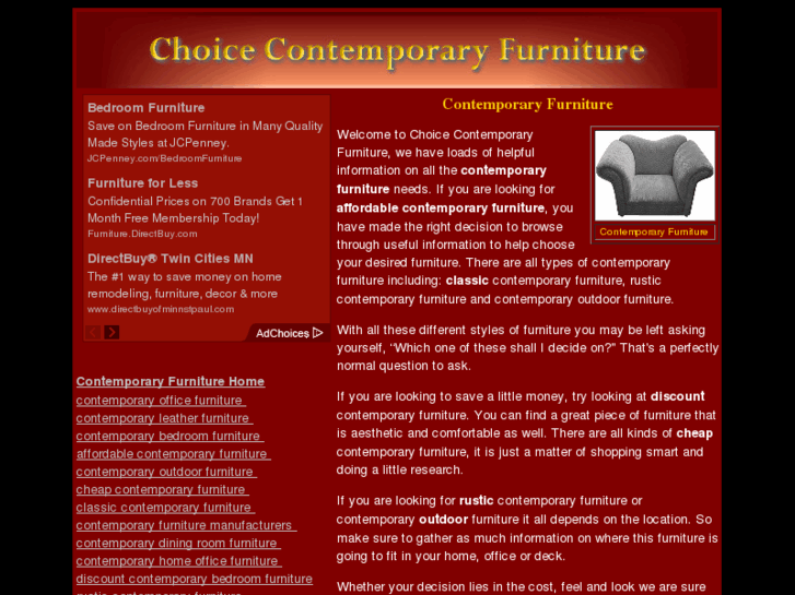 www.choicecontemporaryfurniture.com