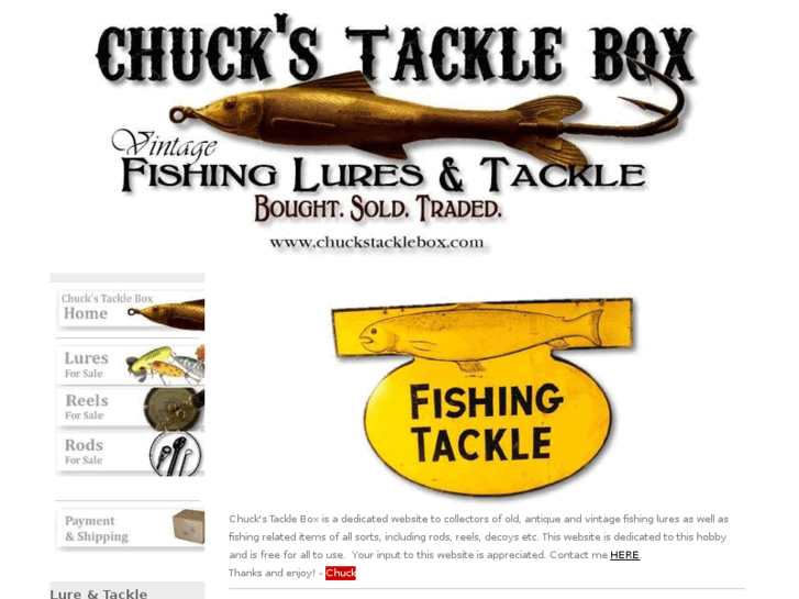 www.chucksoldlures.com