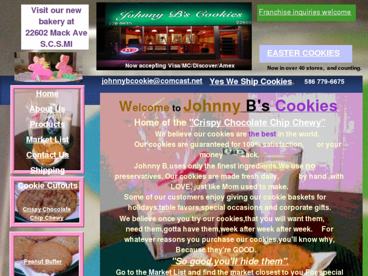 www.johnnybcookies.com