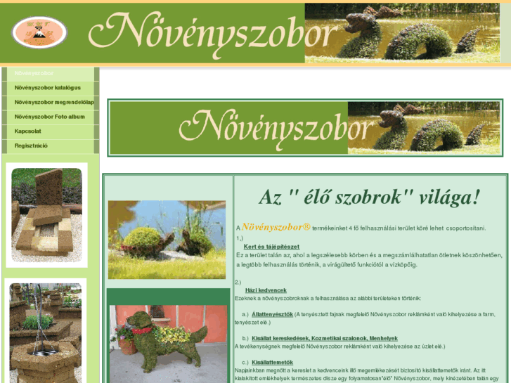 www.novenyszobor.com