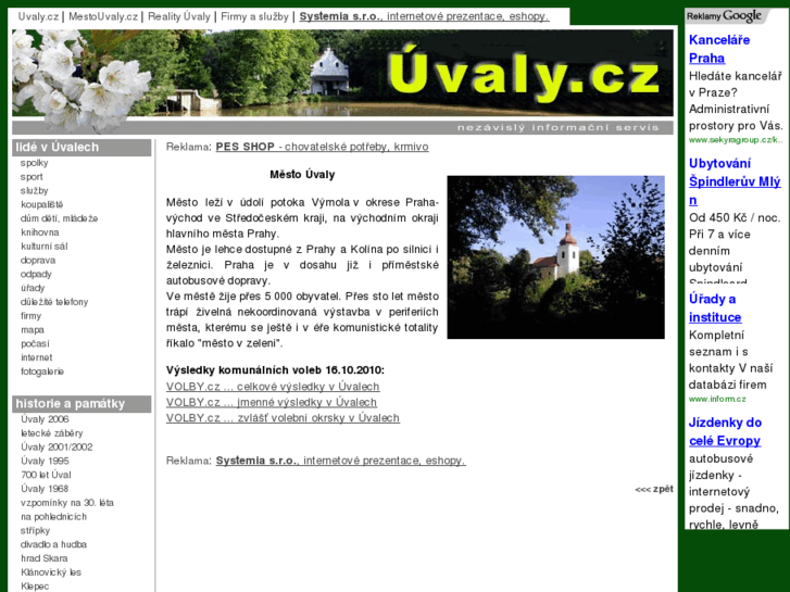 www.uvaly.cz