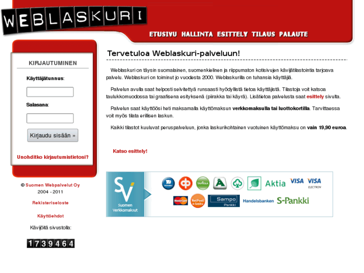 www.weblaskuri.fi