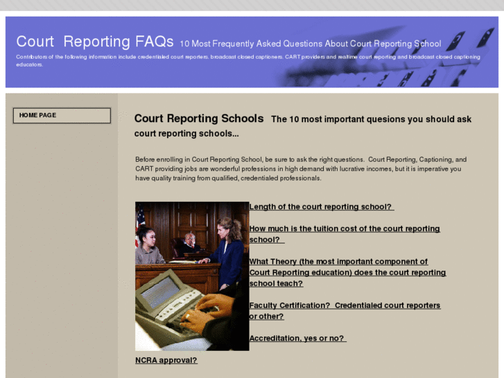 www.courtreportingfaqs.com