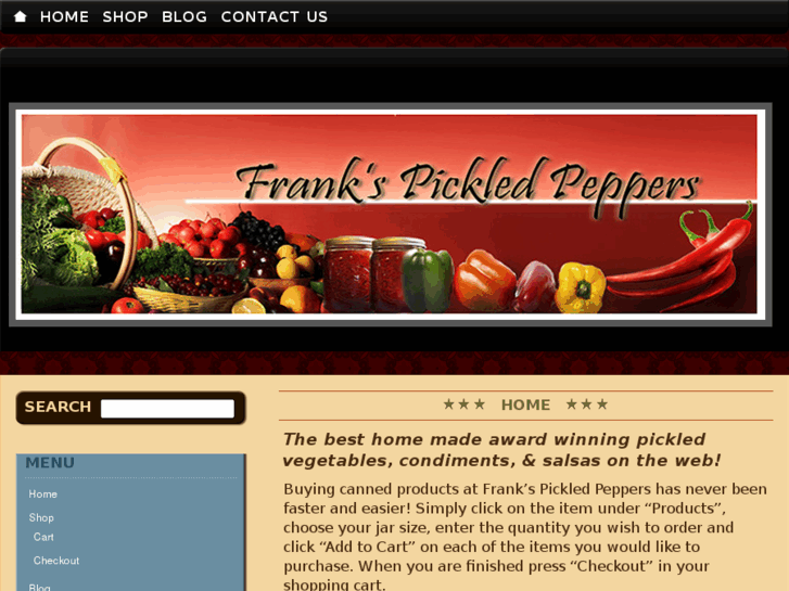 www.frankspickledpeppers.com