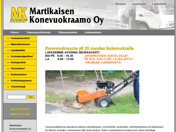 www.martikaisenkonevuokraamo.com