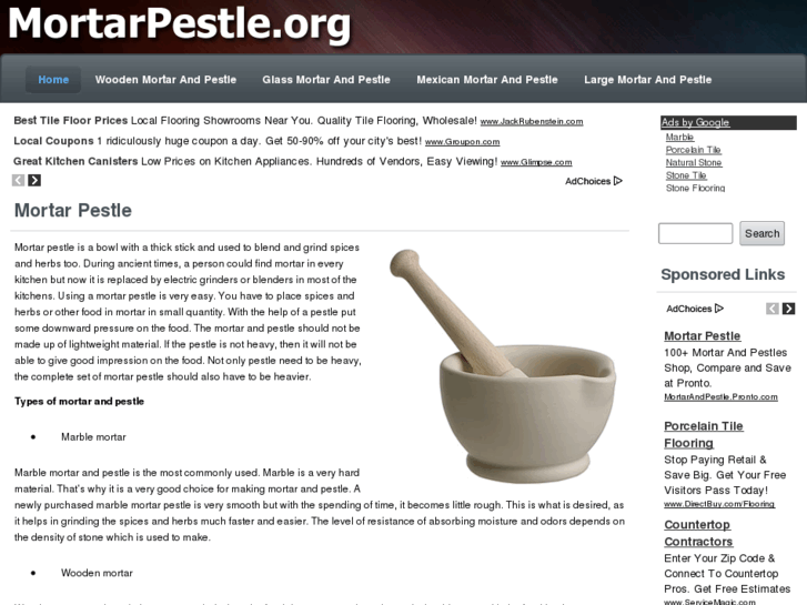 www.mortarpestle.org