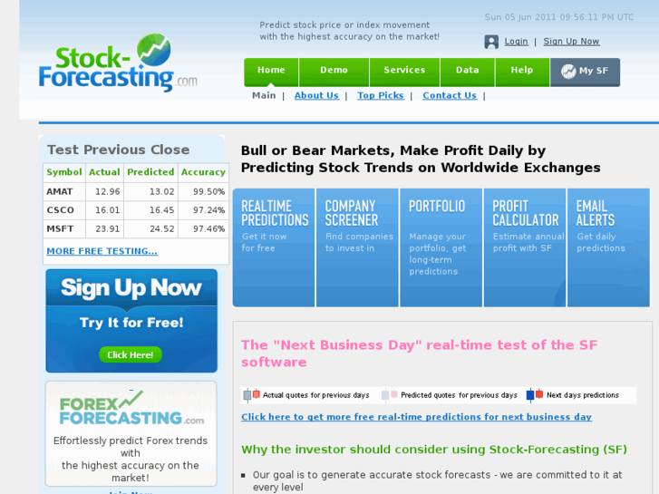 www.stock-forecasting.com