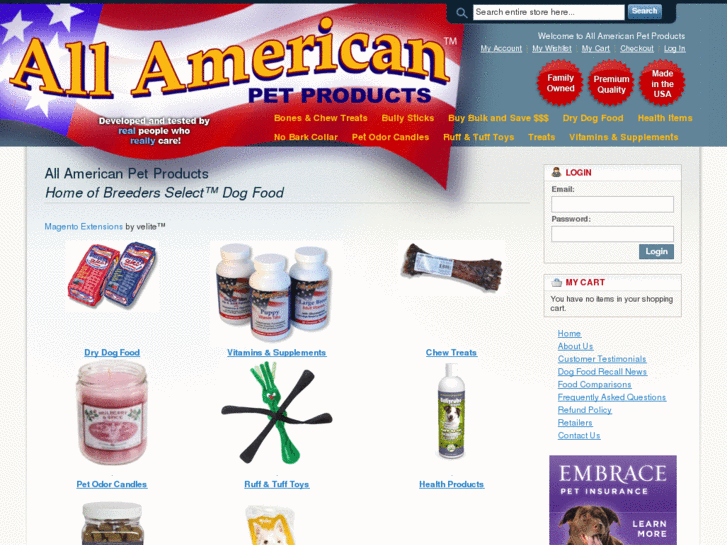 www.allamericanpetproducts.com