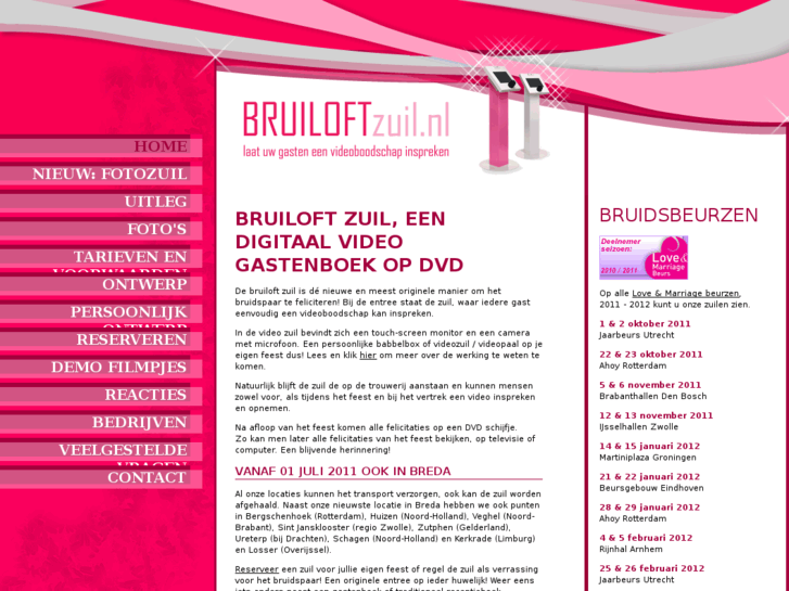 www.bruiloftzuil.nl