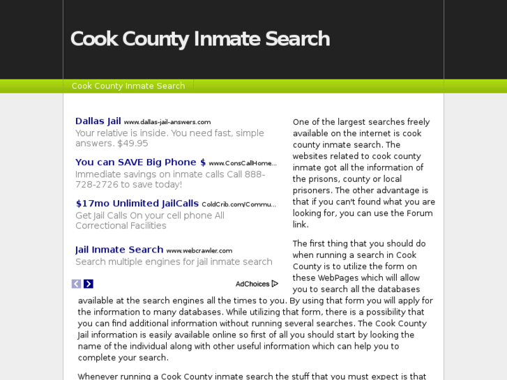 www.cookcountyinmatesearch.info