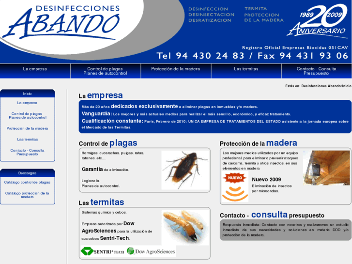 www.desinfeccionesabando.com