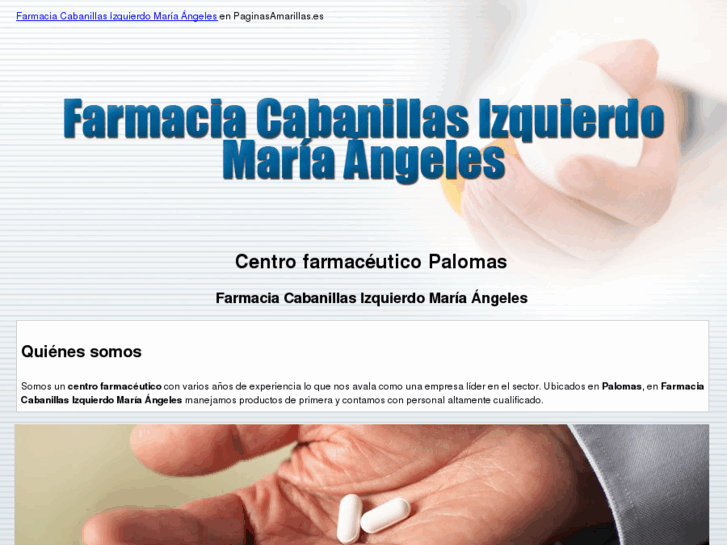 www.farmaciacabanillasizquierdomariaangeles.com