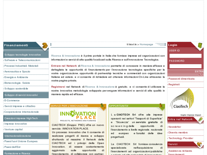 www.finanziamentieinnovazione.it