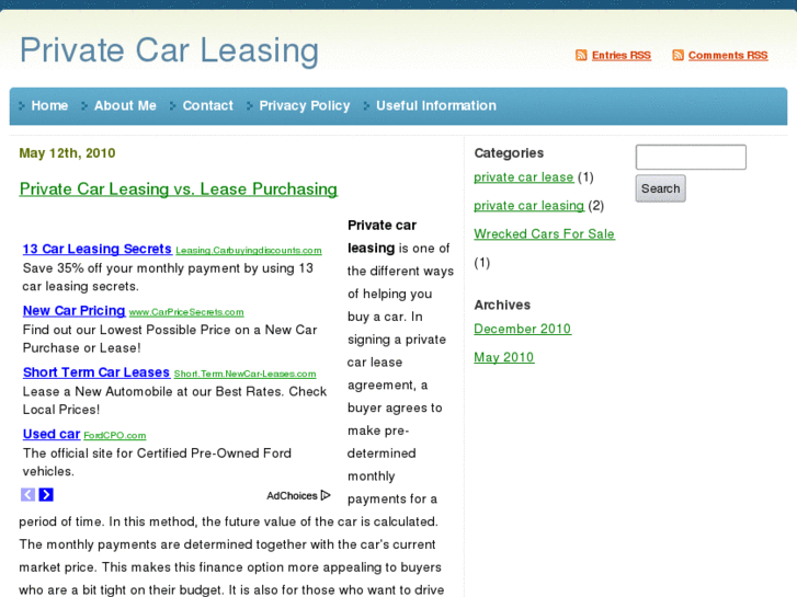 www.privatecarleasing.net