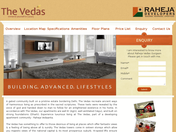 www.rahejavedasgurgaon.com