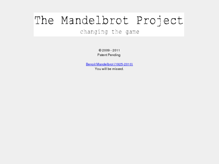www.themandelbrotproject.com