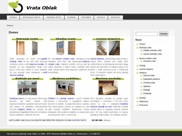 www.vrata-oblak.si