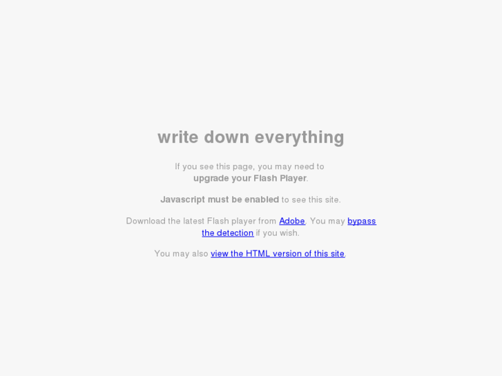 www.writedowneverything.com