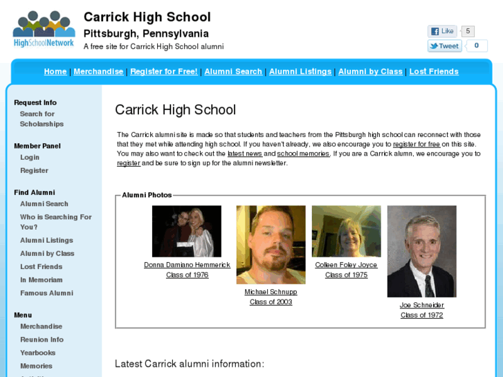 www.carrickhighschool.org