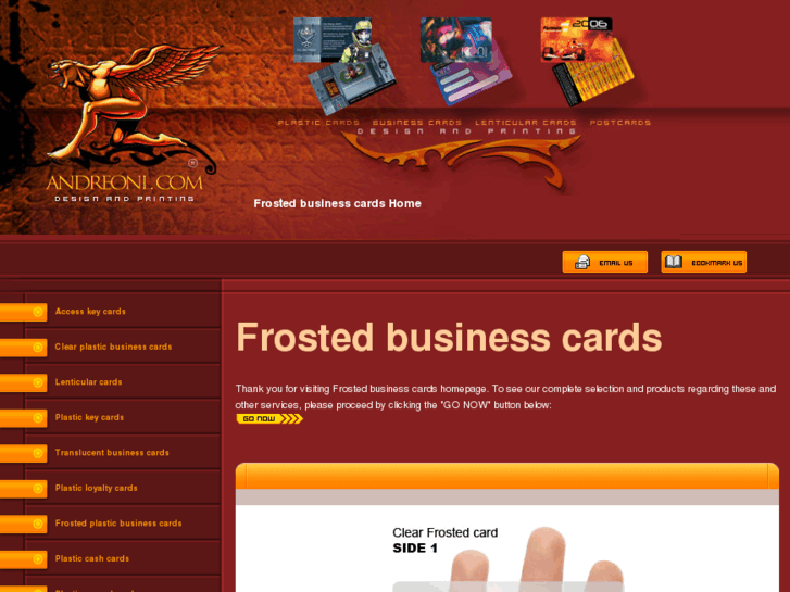 www.frostedbusinesscards.com