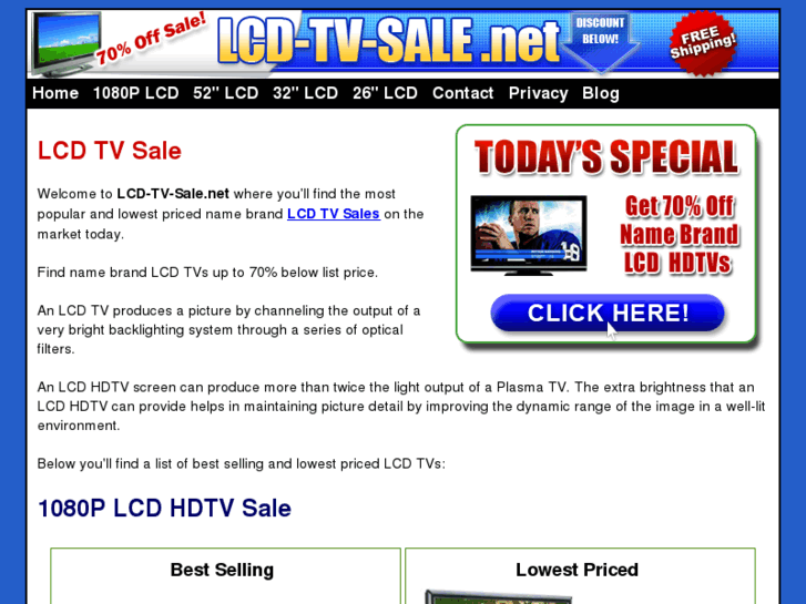 www.lcd-tv-sale.net