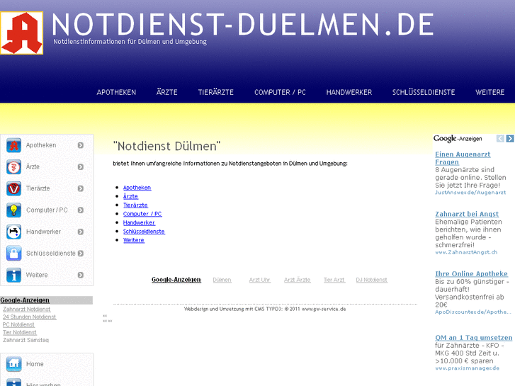 www.notdienst-duelmen.de