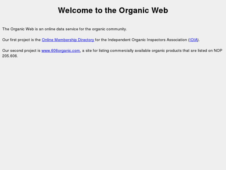 www.organicweb.org