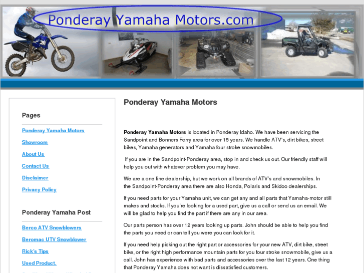 www.ponderayyamahamotors.com