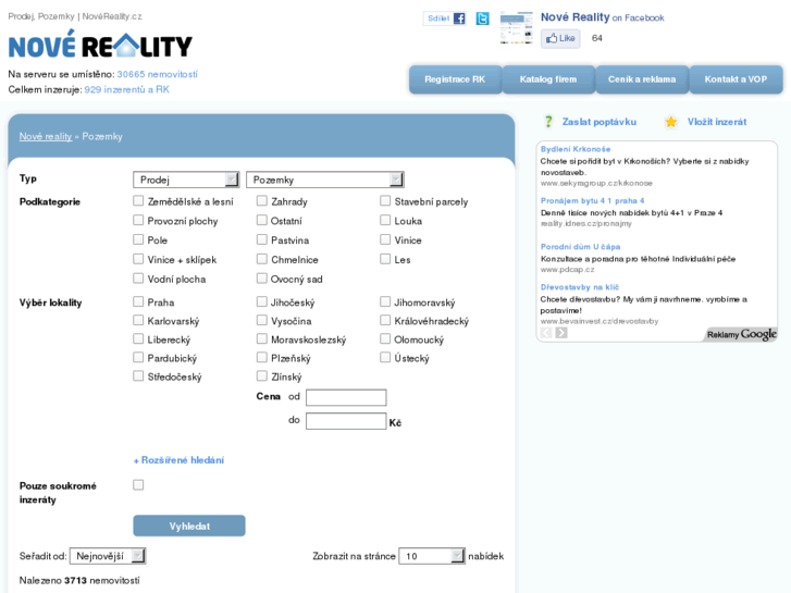 www.prodej-pozemky.cz