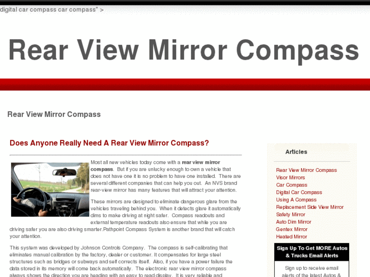 www.rearviewmirrorcompass.com