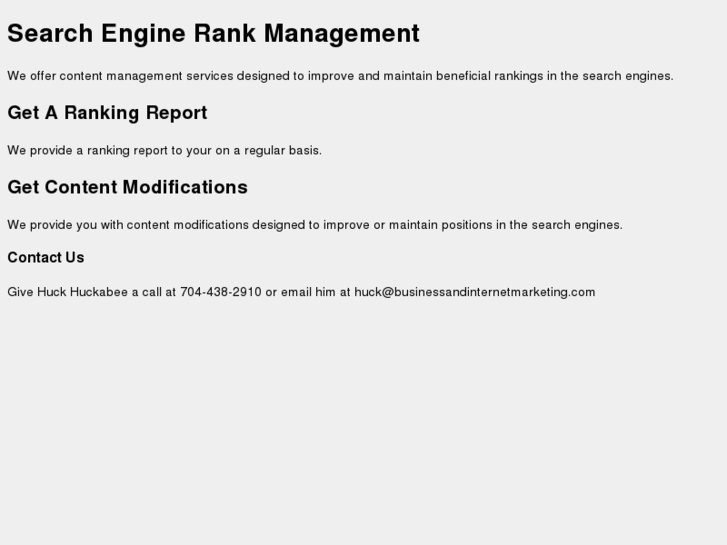 www.searchenginerankmanagement.com