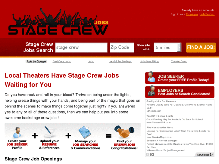 www.stagecrewjobs.com